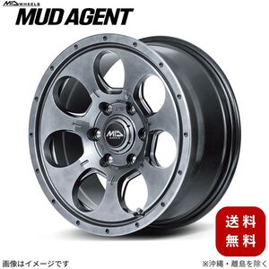 アルミホイール アウトランダー PHEV GG系 【16×7.0J 5-114.3 INSET40 メタリックグレー】 マルカ MID マッドエージェント 1本