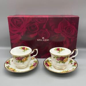 激レア/廃盤【送料無料】ROYAL ALBERT/正規品/新品未使用/オールドカントリーローズ/カップ＆ソーサー/2客セット/薔薇/バラ/C&S(856)