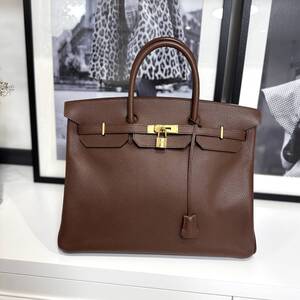 36925　HERMES エルメス バーキン40 アルデンヌ ブラウン