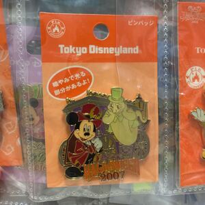 2007 ディズニーランド ハロウィン ハロウィーン ピンバッジ ピンバッチ ミッキー TDR