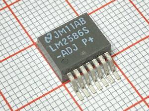 送料84円～ LM2586S-ADJ ナショナル・セミコンダクター 昇圧フライバック・レギュレータIC 4V～40V 3A DC/DC ナショセミ NS 電子部品