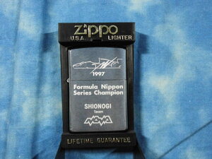 ★ZIPPO ジッポ ライター型 ポケットウォッチ フォーミュラ ニッポン シリーズ チャンピオン SHIONOGI Team Dais 時計 1997年