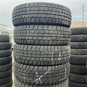 ★送料無料★ 175/65R15 2022年製 8～9分山 ダンロップ WINTERMAXX WM02 4本/中古スタッドレスタイヤ(冬タイヤ) ミニ N7567_PU