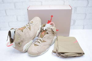 ◎216【1円～】NIKE ナイキ Travis Scott トラヴィススコット Air Jordan6 British Khaki カクタスジャーク 28.0cm スニーカー