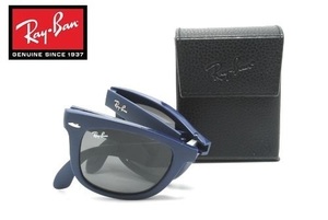 RayBan(レイバン) WAYFARER FOLDING CLASSIC（ウェイファーラー）折りたたみ式 サングラス RB4105 6197/B1 50-22