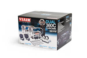 【新品】VIAIR 380C CROME DUAL PACK コンパクトハイパワー ハイスピード 2機1SET T12