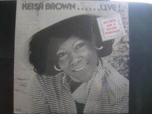 KEISA BROWN / ......LIVE! ◆U213NO◆LP