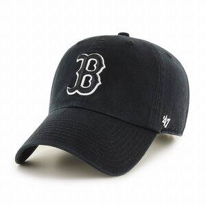 47 キャップ フォーティーセブン ブランド ロゴキャップ B レッドソックス REDSOX 47BRAND 黒 Black ブラック 