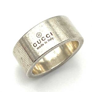 【１円スタート】GUCCI　グッチ　リング　指輪　Ag925　シルバー　表記サイズ9号　レディース　メンズ　ブランド　アクセサリー　6B-020