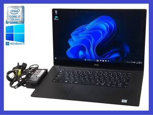 ★第7世代 i7 搭載 Dell Precision 5520 Core i7-7820HQ 2.9GHz/ メモリ16GB/ SSD 512GB, NVMe/3840x2160/ Windows 11 Pro！30日間返品保証