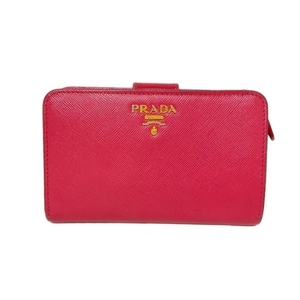 プラダ PRADA 2つ折り財布 - レザー ピンク 財布