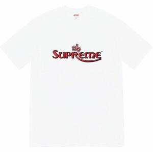 【新品 未使用 送料無料】Supreme Crown Tee White XL クラウンTシャツ White ホワイト 白 XLサイズ