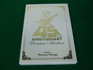 DVD THE ALFEE Premium Members THE ALFEE 45th Anniversary Volume 1 Welcome Message