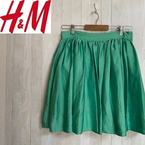 H&M★エイチアンドエム★フレアスカート プリーツスカート★サイズEUR38　2215-42