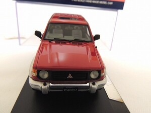 【美品/1円～】Hi-Story ハイストーリー 1/43 MITSUBISHI 三菱 PAJERO パジェロ METALTOP WIDE 1991 ビーナスレッド グレースシルバー/60