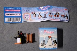 未使用品 ユージン ピングー フィギュアマスコット【ピングー & ソリ】Pingu