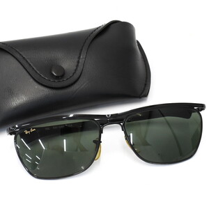 1円 ◆美品 RayBan レイバン サングラス アイウェア オリンピア2デラックス ボシュロム B&L USA ブラック◆E.Bgo.tI-19