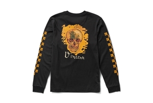 ★☆即決！XSサイズ Vans GOGH SKULL LS BF TEE☆★