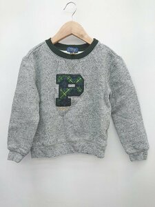 ◇ POLO RALPH LAUREN キッズ 子供服 裏起毛 長袖 トレーナー サイズ6 120/60 グレー メンズ P