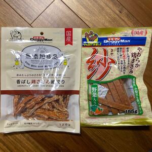 訳あり ドギーマン 無添加良品 香ばし鶏ささみ 細切り 120g やわらか鶏ささみ紗 155g 賞味期限2024年8月