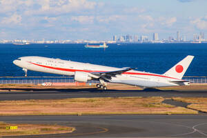 飛行機 デジタル画像 ボーイング777 日本 政府専用機 11