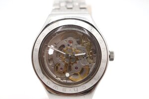 Swatch　IRONY スウォッチ　アイロニー　スケルトン　裏スケ　AT/自動巻き　稼働　SS　腕時計