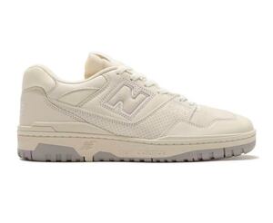 新品　NEW BALANCE レザー　スニーカー　BB550PWD 白　UK6.5 25cm