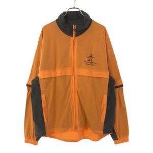 マンシング グランドスラム ロゴプリント ゴルフ 2WAY ナイロンジャケット M Munsingwear grandslam 裏メッシュ メンズ