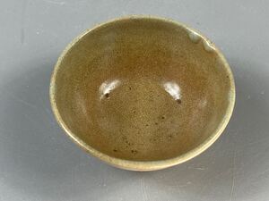 【福蔵】茶盃 唐物 李朝 茶道具 骨董 古玩 時代物 茶碗 径9.3cm