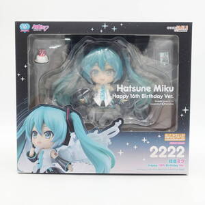 〇ねんどろいど 2222 初音ミク Happy 16th Birthday Ver. フィギュア 未開封 グッドスマイルカンパニー ボカロ VOCALOID2 送料無料/2-3073