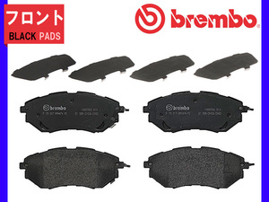 ブレンボ ブレーキパッド インプレッサ (GV系) GVF STi 標準ブレーキキャリパーにのみ フロント ブラックパッド brembo 送料無料