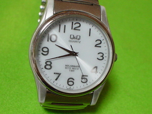 珍品　CITIZEN　Q&Q　SOLAR　MATE　５BAR　EL３１　PLASTIC　CASE　腕時計　