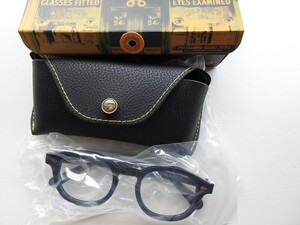 MOSCOT46◆LEMTOSH◆モスコット◆レムトッシュ 眼鏡フレーム ウェリントン ボストン ブラックカラー新品 未使用 