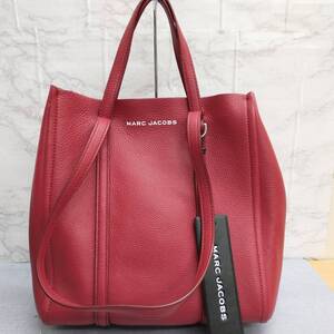 MARC JACOBS マークジェイコブス M0014439 THE TAG TOTE レディース トートバッグ レッド 2ショルダー 保存袋あり