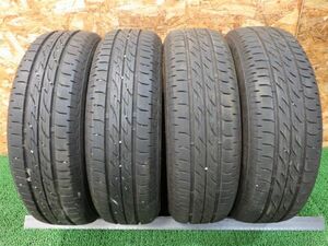 ブリヂストン NEXTRY Ecopia 165/65R14 79S 2022年製 8~9.5分山【4本/夏タイヤ/14インチ】手渡し可