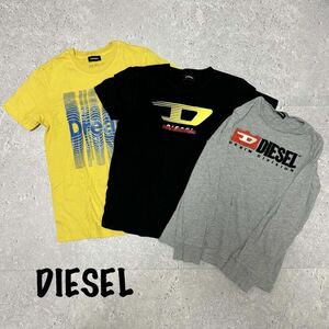 DIESEL ディーゼル 男の子　キッズ　150 Tシャツ 3枚セット　半袖 Tシャツ 長袖Tシャツ　ロンT 3枚セット 男の子 6514FH