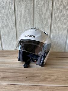 ヤマハ　 ジェットヘルメット　ZENITH　YJ-17 Sサイズ　中古　バイク　メット