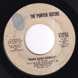 The Pointer Sisters - Wang Dang Doodle / Cloudburst (B) SF-N063