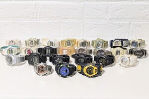 CASIO G-SHOCK Baby-G カシオ Gショック ベビーG 合計25点まとめ 電池切れ多数 稼働品数点あり チタンあり アナデジあり 動作未確認 現状品