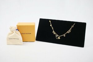 ◎ 中古品 LOUIS VUITTON ルイヴィトン M64855 ネックレス・ブルーミング S00 ゴールド 金 アクセサリー レディース