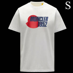 Sサイズ　モンクレール ジーニアス 1952 Tシャツ WITH LOGO 白 新品 MONCLER GENIUS T-SHIRT ロゴ パッチ 正規品 本物