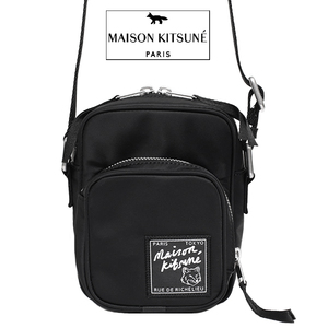 メゾンキツネ バッグ メンズ レディース ショルダーバッグ ポシェット MAISON KITSUNE MM05165WQ1001 P199 新品