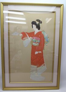 レア 女流画家最高峰 上村松園 序の舞 エディションHC 大型シルク作品 絵画 版画 星田版画工房 文化勲章受賞五十周年記念 没後五十年記念