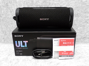 【中古】SONY ULT FIELD 1 SRS-ULT10 /BC ブラック ワイヤレスポータブルスピーカー Bluetooth 本体(QAA285-1)