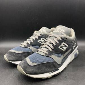 M3053 良品 イングランド製 new balance ニューバランス 1500 ローカット スニーカー US7.5 D 25.5cm 相当 ネイビー メッシュ M1500PNV