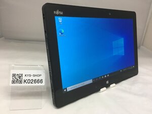 ジャンク/FUJITSU ARROWS Tab Q665/M FARQ07002/Core M-5Y10c 0.80GHz/128GB/4GB/11.6インチ/Windows10 Pro/高解像度/AC欠品