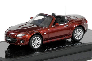 ＜新品＞ オーバーステア マツダ ロードスター RS2013 ジールレッドマイカ 1/64サイズ