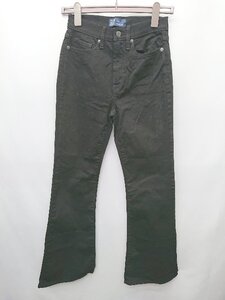 ◇ Θ GAP ギャップ　DENIM ハイライズ 70sフレア　デニム ジーンズ パンツ サイズ25 ブラック レディース P