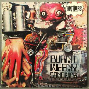 (LP) 美品! 仏/REPRISE THE MOTHERS OF INVENTION [BURNT WEENY SANDWICH] コーティング/フラット盤/フランク・ザッパ/1971年/SRV. 6116