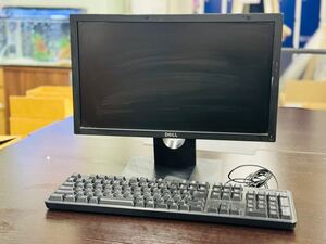 【1円スタート！】 デル Dell デスクトップ モニター 19インチ ワイド E1916HV キーボード モニタ ディスプレイ